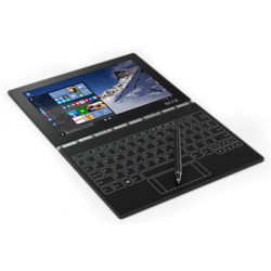 Lenovo Yoga Book Convertible Laptop, Intel Atom, 4GB RAM, 64GB SSD, Windows OS, 10 Full HD Touchscreen, Black